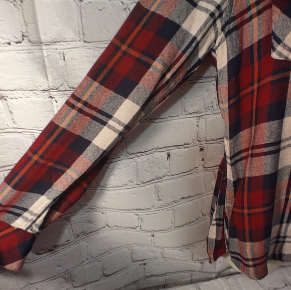 Rails Plaid Red Button Down Flannel Shirt M - Picture 11 of 14